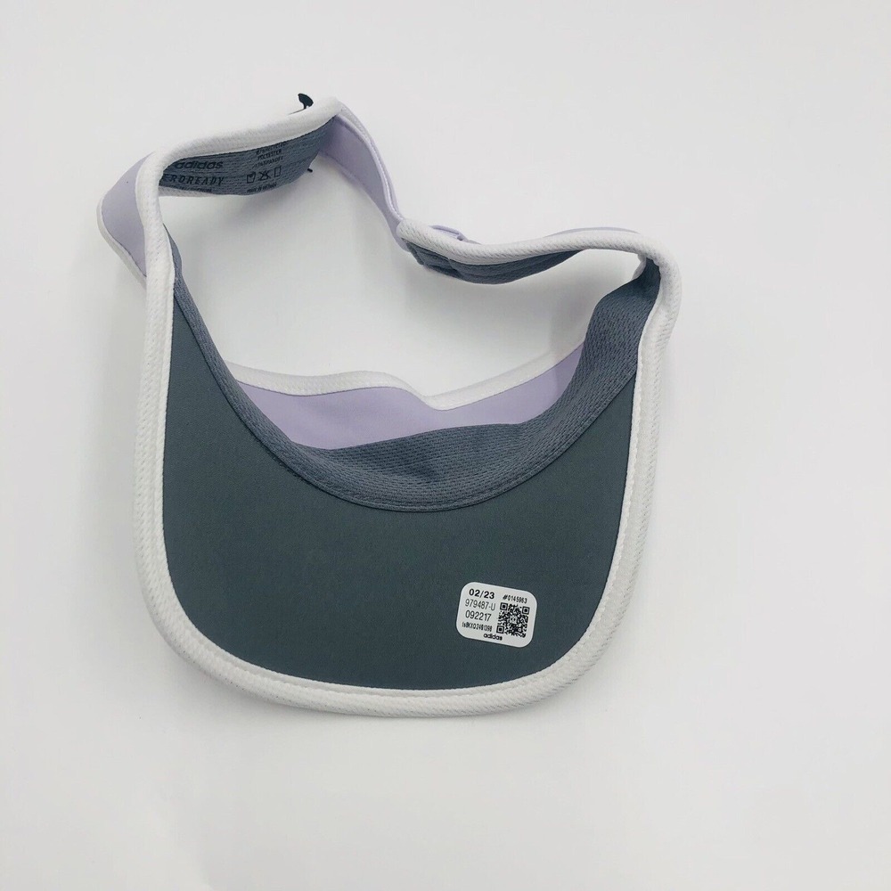 Adidas Aeroready Womens Reflective Visor Lavender Purple White 979487-U NEW - Picture 4 of 5